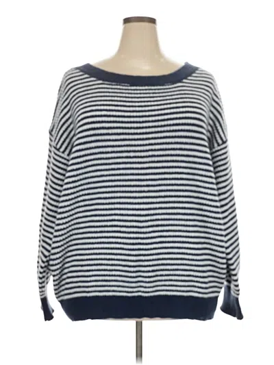 Pre-owned Unbranded Pullover Sweater In Blue