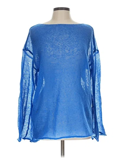 Pre-owned Unbranded Pullover Sweater In Blue