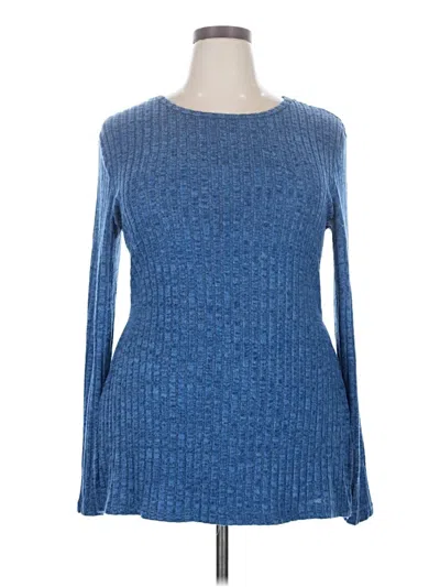 Pre-owned Unbranded Pullover Sweater In Blue