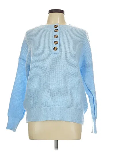 Pre-owned Unbranded Pullover Sweater In Blue