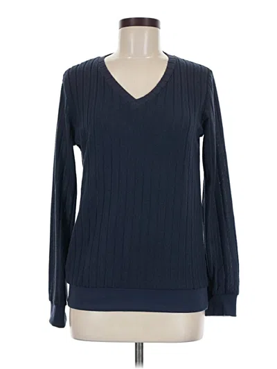 Pre-owned Unbranded Pullover Sweater In Blue