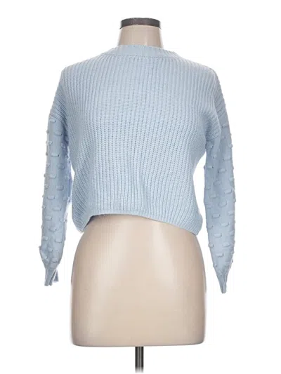 Pre-owned Unbranded Pullover Sweater In Blue