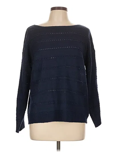 Pre-owned Unbranded Pullover Sweater In Blue