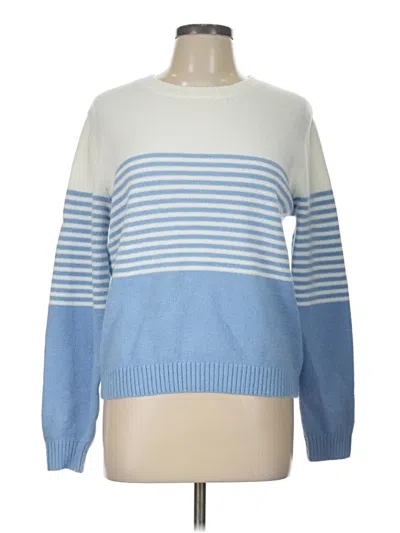 Pre-owned Unbranded Pullover Sweater In Blue