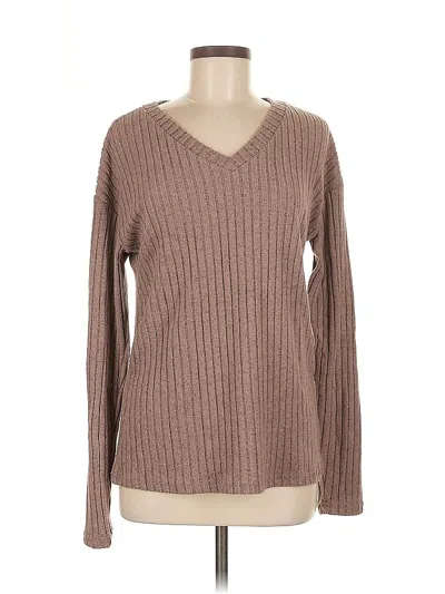 Pre-owned Unbranded Pullover Sweater In Brown