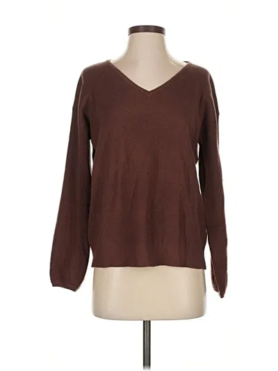 Pre-owned Unbranded Pullover Sweater In Brown