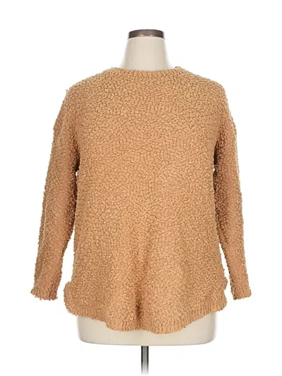 Pre-owned Unbranded Pullover Sweater In Brown