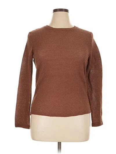 Pre-owned Unbranded Pullover Sweater In Brown
