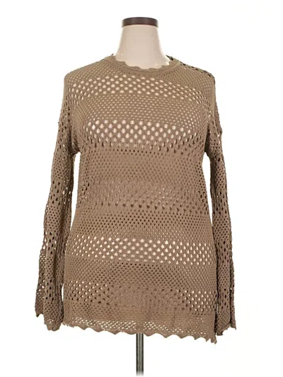 Pre-owned Unbranded Pullover Sweater In Brown