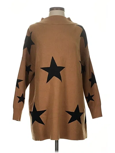 Pre-owned Unbranded Pullover Sweater In Brown