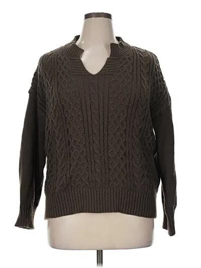 Pre-owned Unbranded Pullover Sweater In Brown