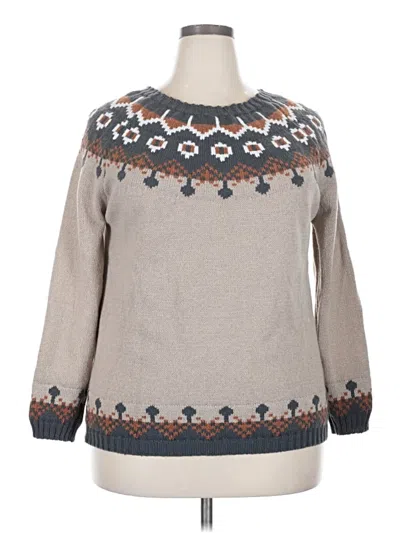 Pre-owned Unbranded Pullover Sweater In Brown