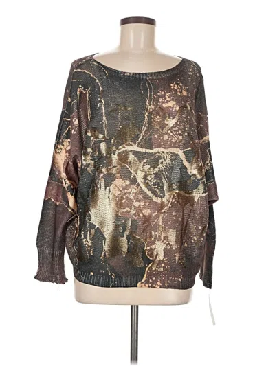 Pre-owned Unbranded Pullover Sweater In Brown