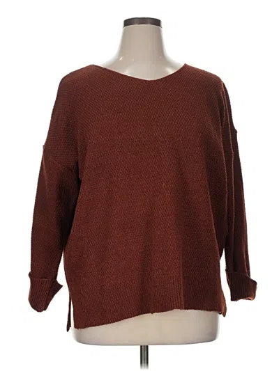 Pre-owned Unbranded Pullover Sweater In Brown