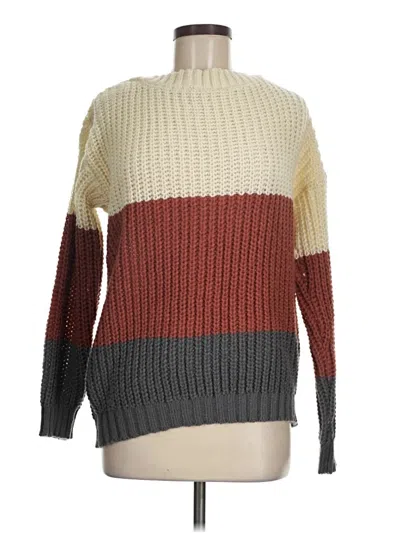 Pre-owned Unbranded Pullover Sweater In Brown