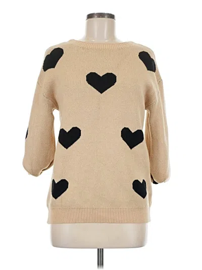 Pre-owned Unbranded Pullover Sweater In Brown