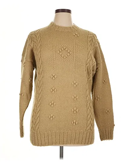 Pre-owned Unbranded Pullover Sweater In Brown