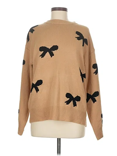 Pre-owned Unbranded Pullover Sweater In Brown