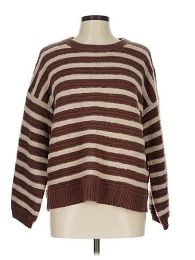 Pre-owned Unbranded Pullover Sweater In Brown