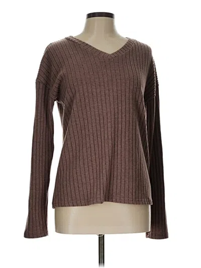 Pre-owned Unbranded Pullover Sweater In Brown