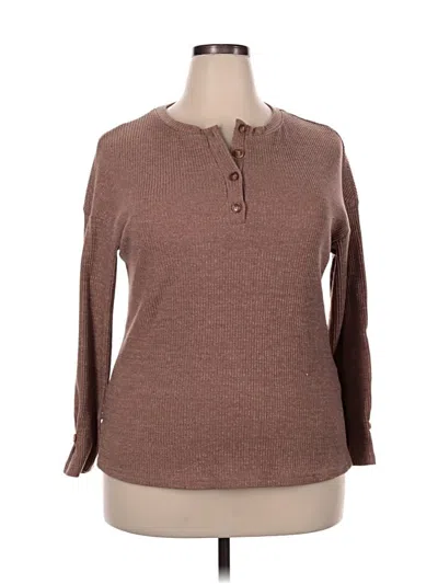 Pre-owned Unbranded Pullover Sweater In Brown