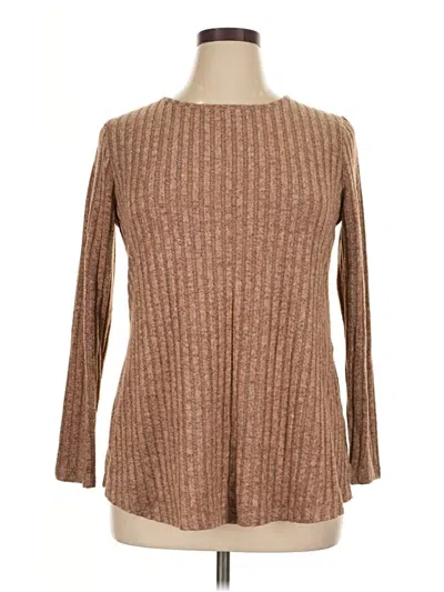 Pre-owned Unbranded Pullover Sweater In Brown