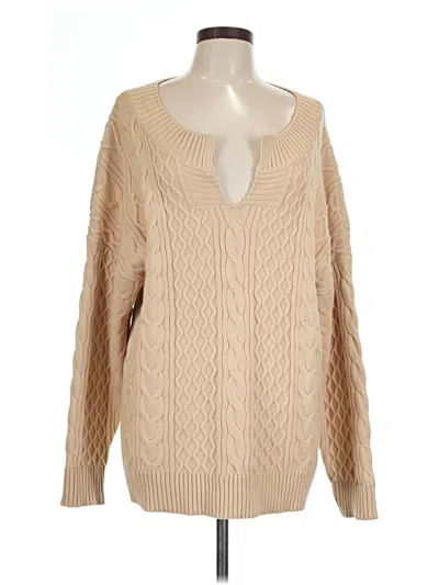 Pre-owned Unbranded Pullover Sweater In Brown
