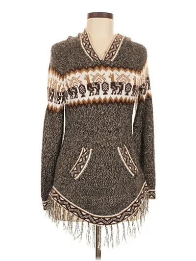 Pre-owned Unbranded Pullover Sweater In Brown