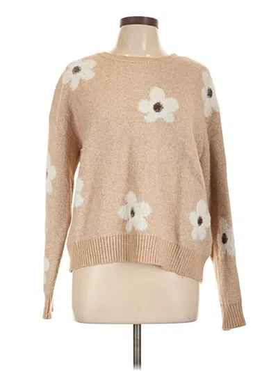 Pre-owned Unbranded Pullover Sweater In Brown