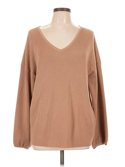 Pre-owned Unbranded Pullover Sweater In Brown