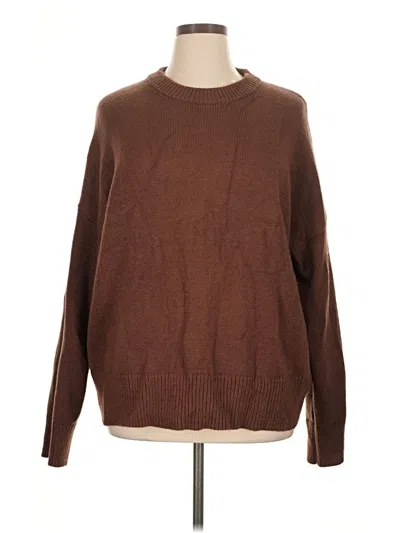 Pre-owned Unbranded Pullover Sweater In Brown