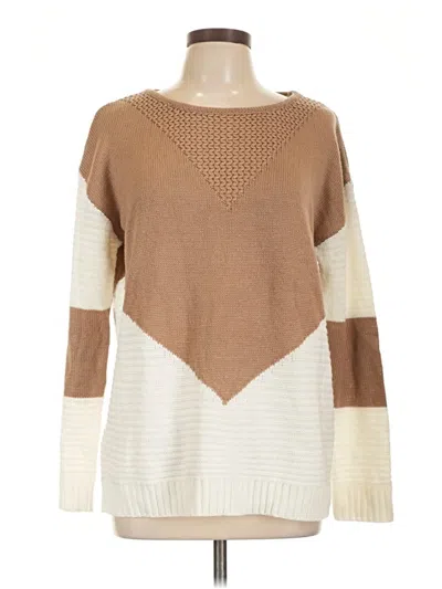 Pre-owned Unbranded Pullover Sweater In Brown