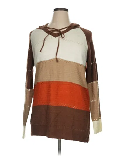 Pre-owned Unbranded Pullover Sweater In Brown
