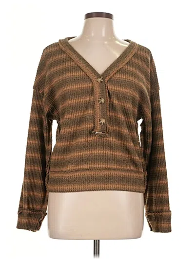 Pre-owned Unbranded Pullover Sweater In Brown