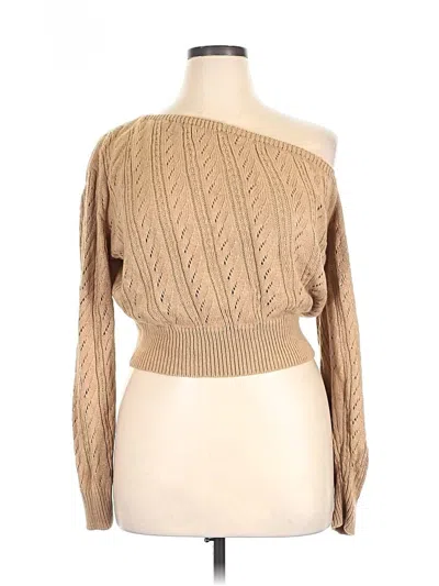 Pre-owned Unbranded Pullover Sweater In Brown