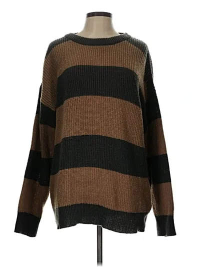 Pre-owned Unbranded Pullover Sweater In Brown