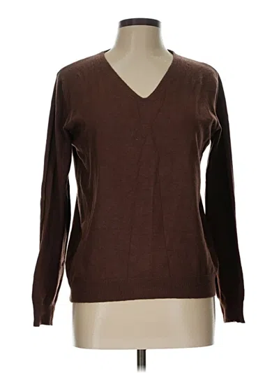 Pre-owned Unbranded Pullover Sweater In Brown