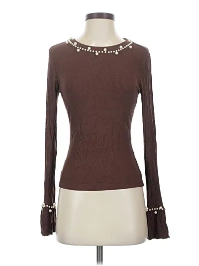Pre-owned Unbranded Pullover Sweater In Brown