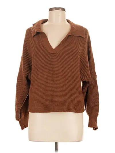 Pre-owned Unbranded Pullover Sweater In Brown
