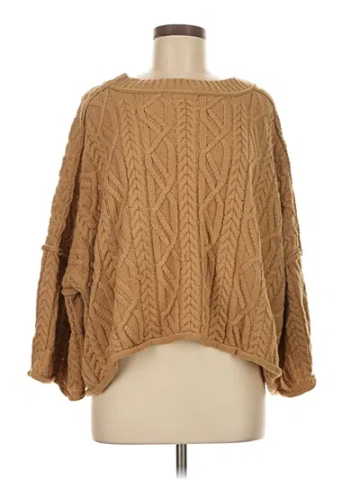 Pre-owned Unbranded Pullover Sweater In Brown