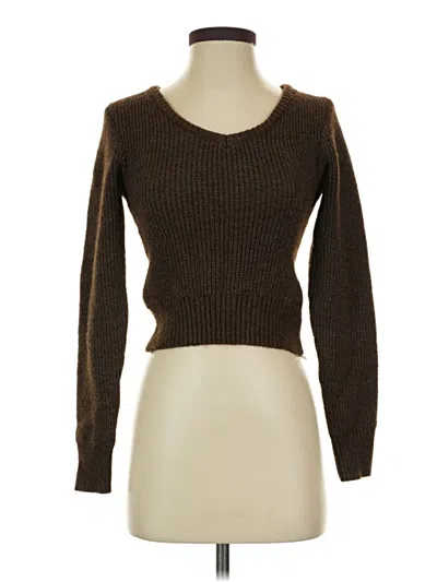Pre-owned Unbranded Pullover Sweater In Brown