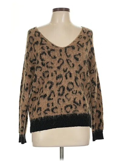 Pre-owned Unbranded Pullover Sweater In Brown