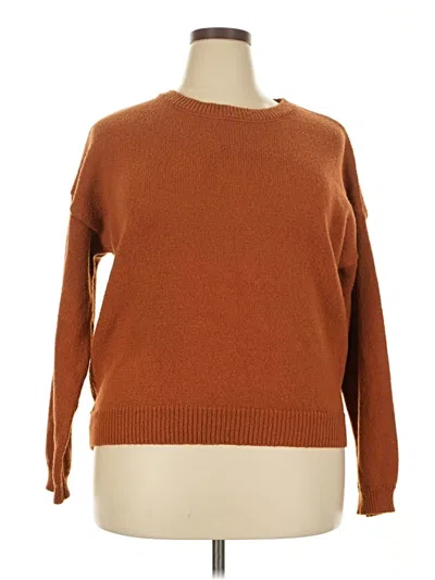Pre-owned Unbranded Pullover Sweater In Brown