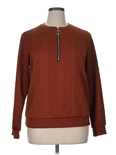 Pre-owned Unbranded Pullover Sweater In Brown