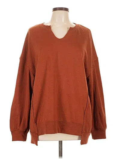 Pre-owned Unbranded Pullover Sweater In Brown