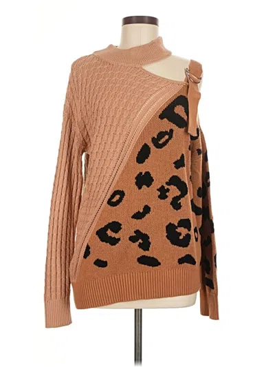 Pre-owned Unbranded Pullover Sweater In Brown