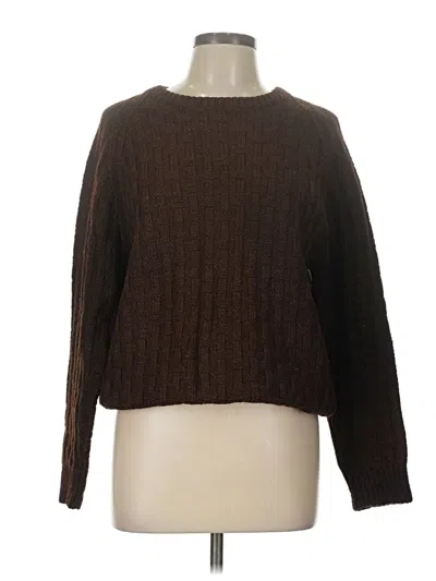 Pre-owned Unbranded Pullover Sweater In Brown