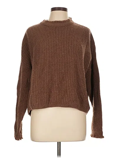 Pre-owned Unbranded Pullover Sweater In Brown