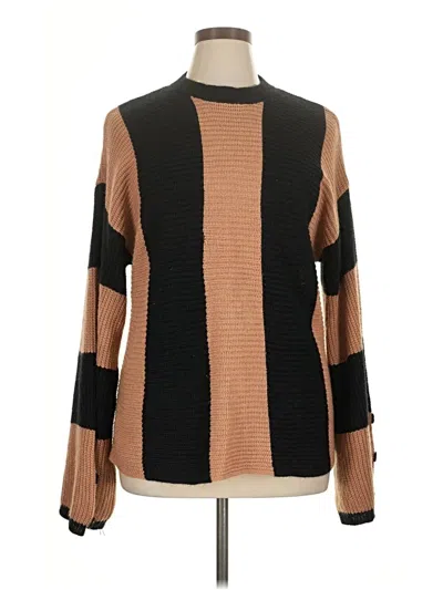 Pre-owned Unbranded Pullover Sweater In Brown
