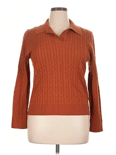 Pre-owned Unbranded Pullover Sweater In Brown